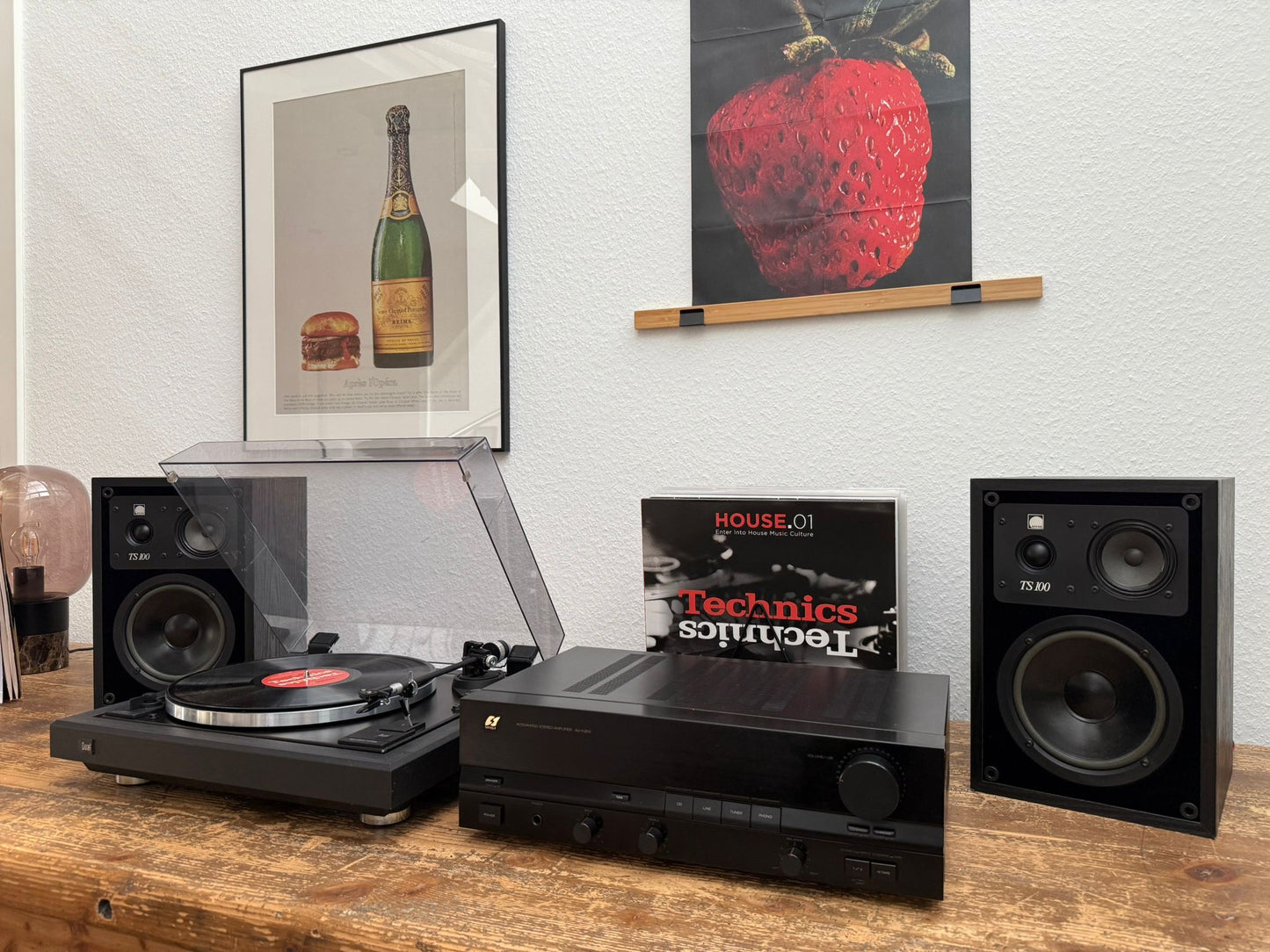 ✨ Set „Black Harmony“ – Sansui AU-X201 • Dual 505-4 • Arcus TS 100