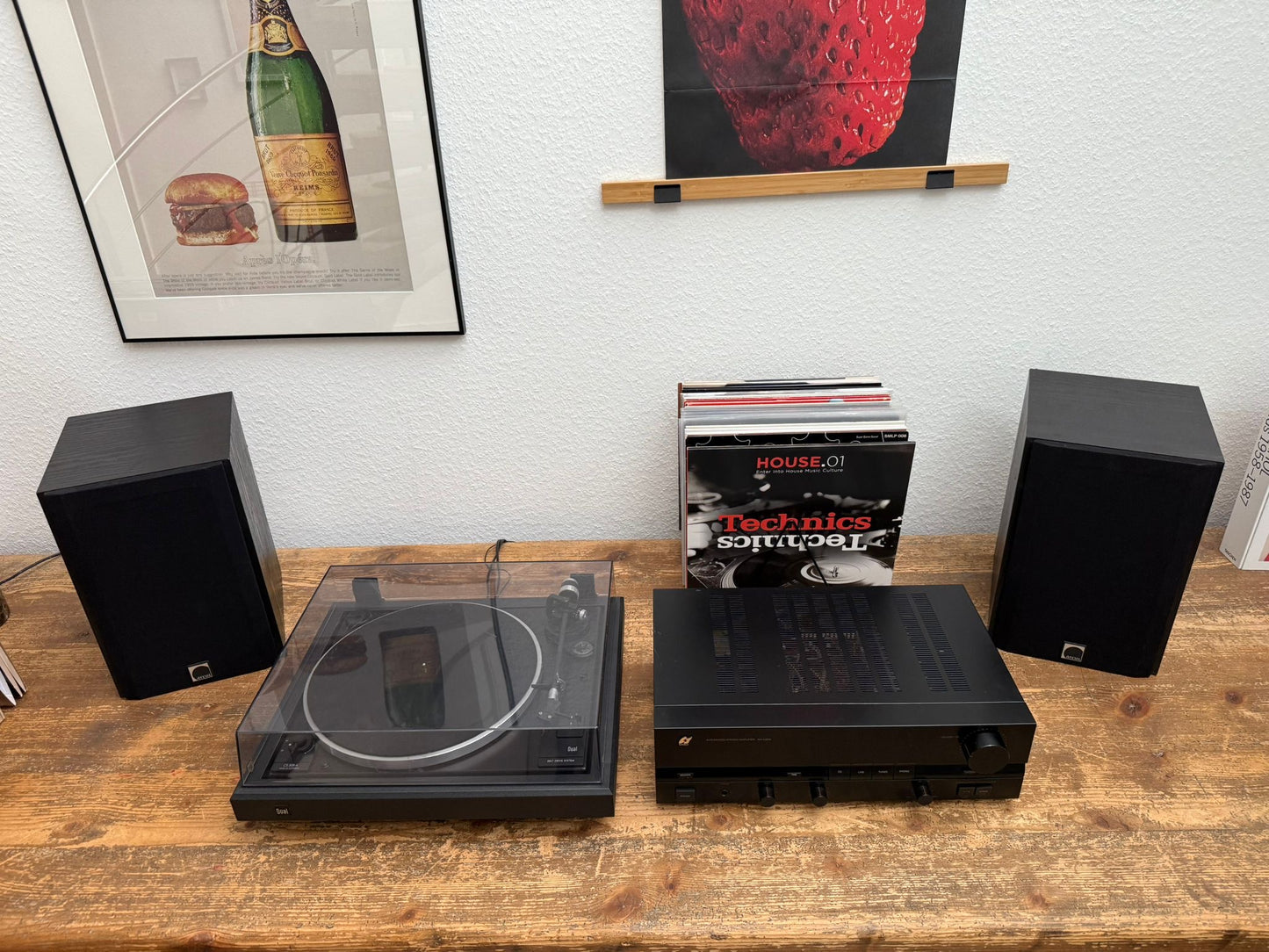 ✨ Set „Black Harmony“ – Sansui AU-X201 • Dual 505-4 • Arcus TS 100