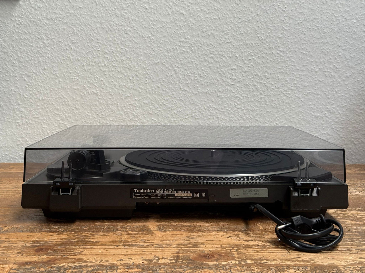 Set „80s Super Black“ – Technics SU-500 • Technics SL BD3 • MB Quart 220