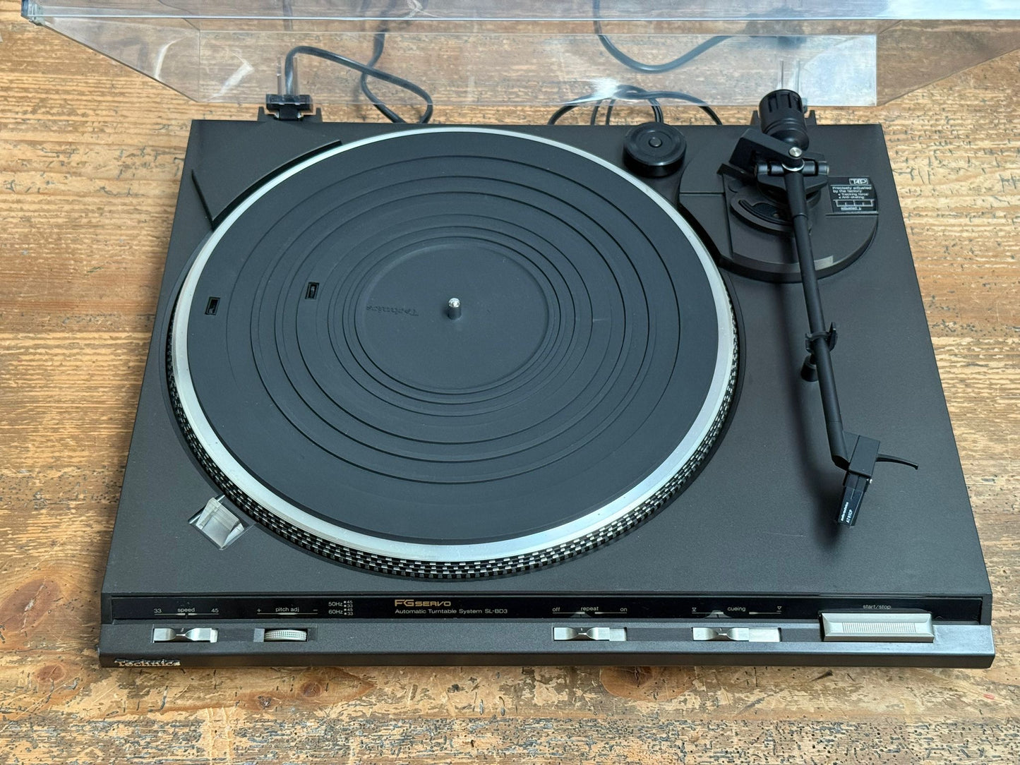 Set „80s Super Black“ – Technics SU-500 • Technics SL BD3 • MB Quart 220
