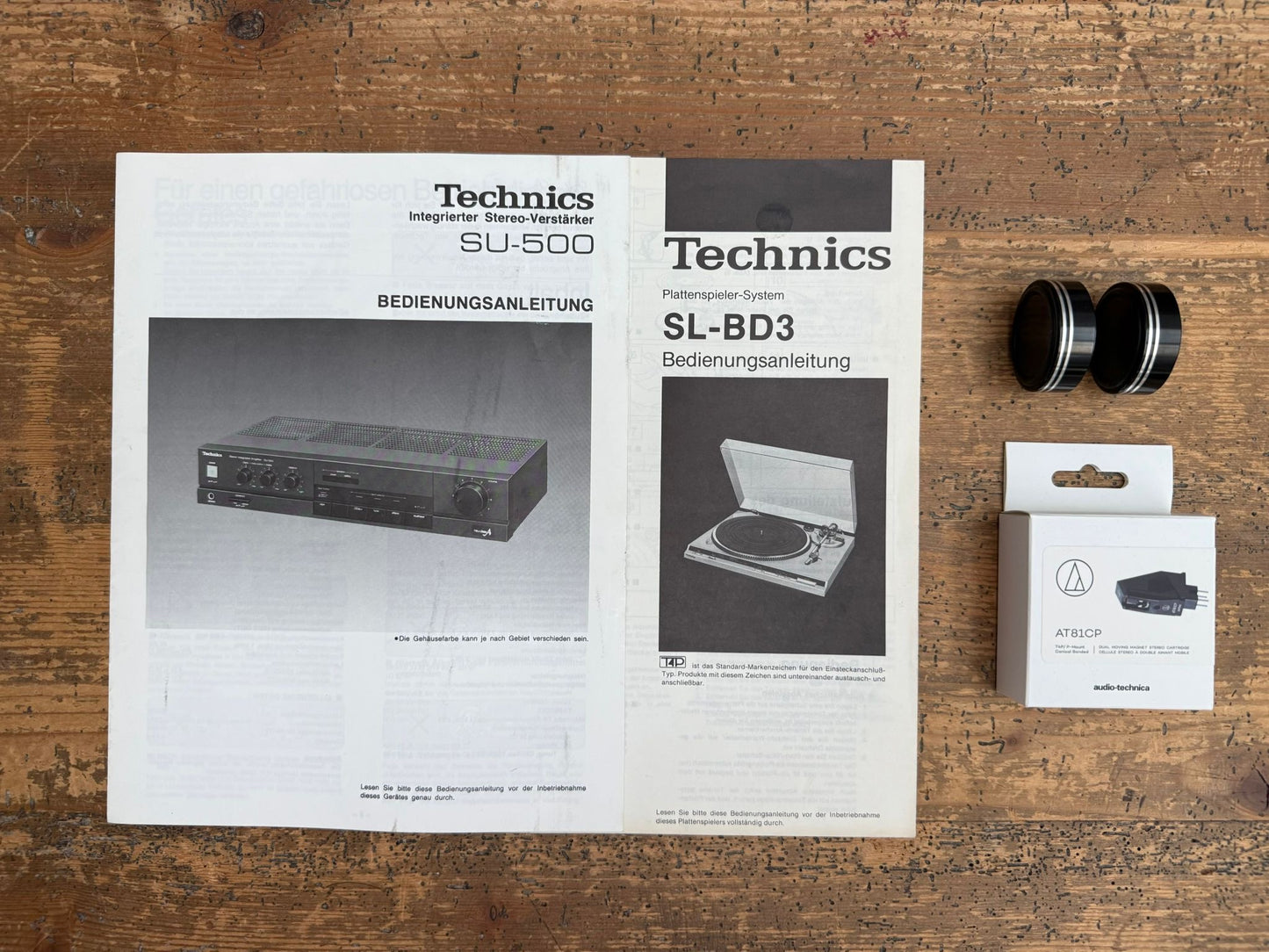 Set „80s Super Black“ – Technics SU-500 • Technics SL BD3 • MB Quart 220