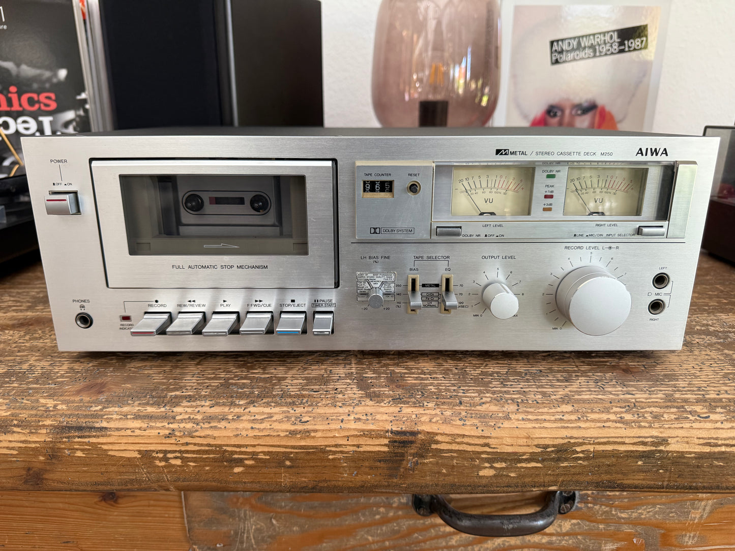 Aiwa M-250 – Vintage Kassettendeck (ca. frühe 80er)