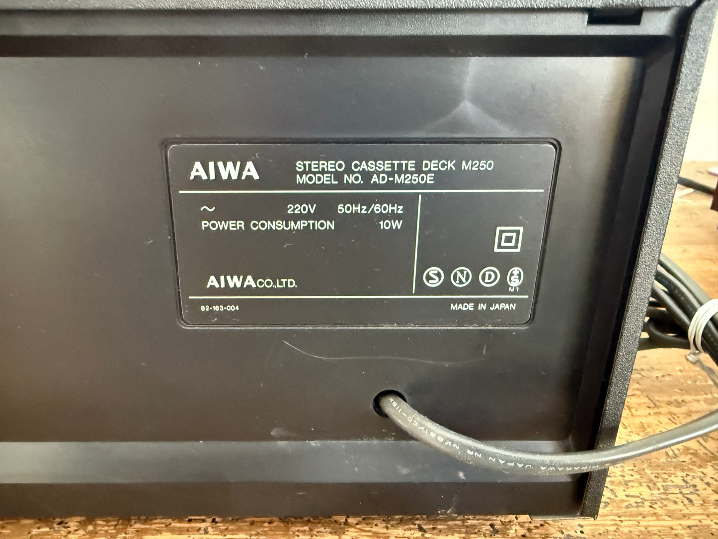 Aiwa M-250 – Vintage Kassettendeck (ca. frühe 80er)