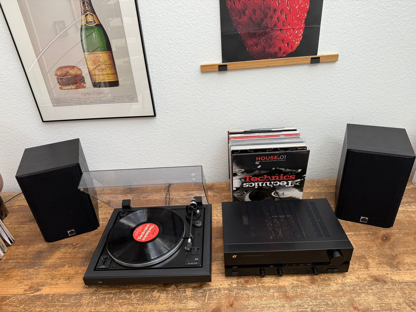 ✨ Set „Black Harmony“ – Sansui AU-X201 • Dual 505-4 • Arcus TS 100