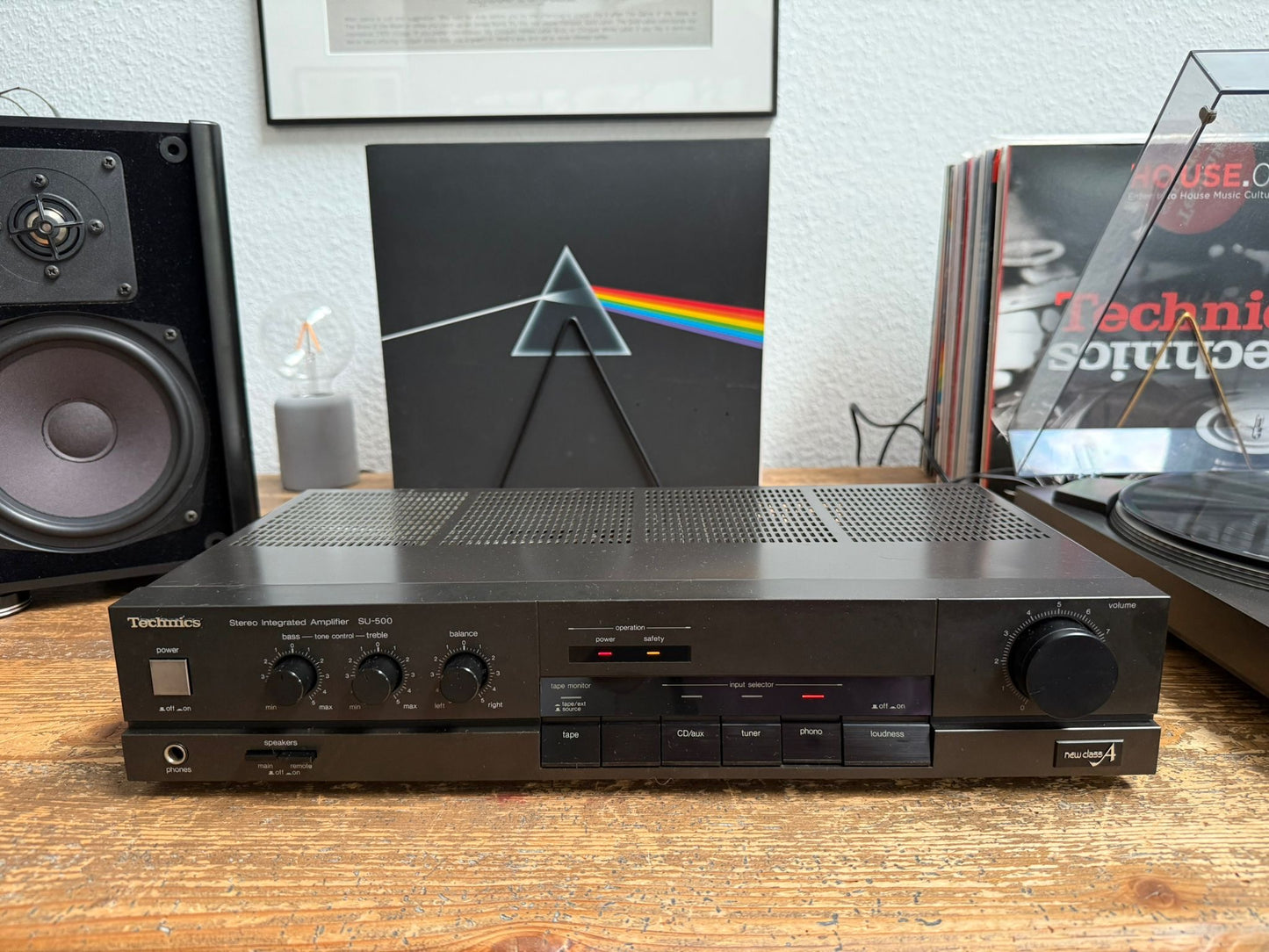 Set „80s Super Black“ – Technics SU-500 • Technics SL BD3 • MB Quart 220