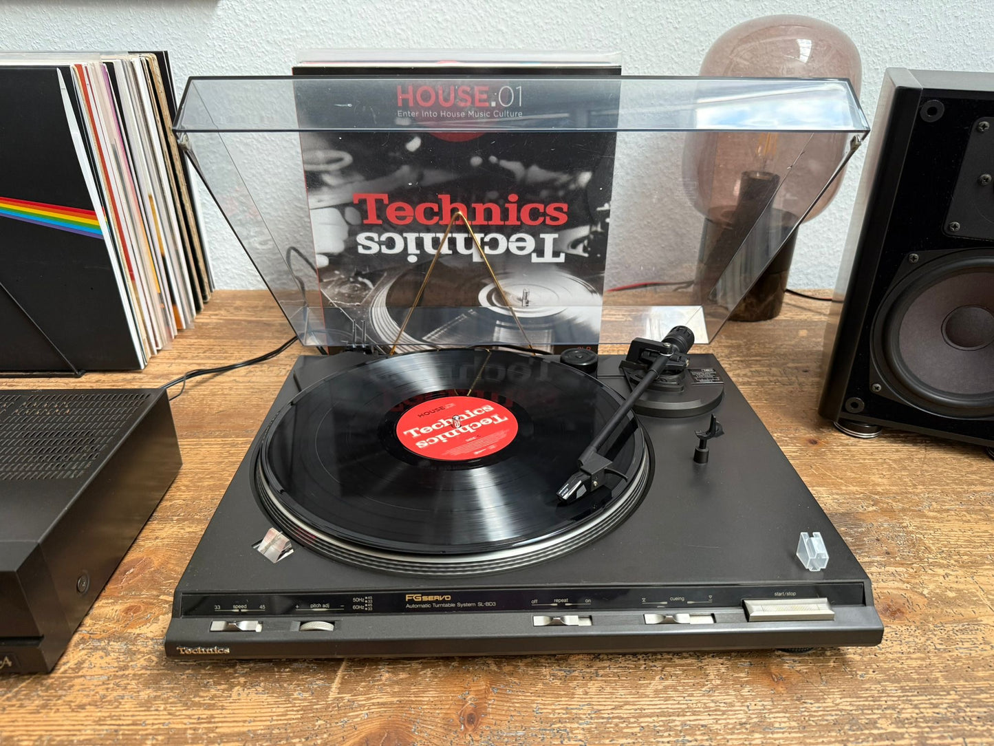 Set „80s Super Black“ – Technics SU-500 • Technics SL BD3 • MB Quart 220