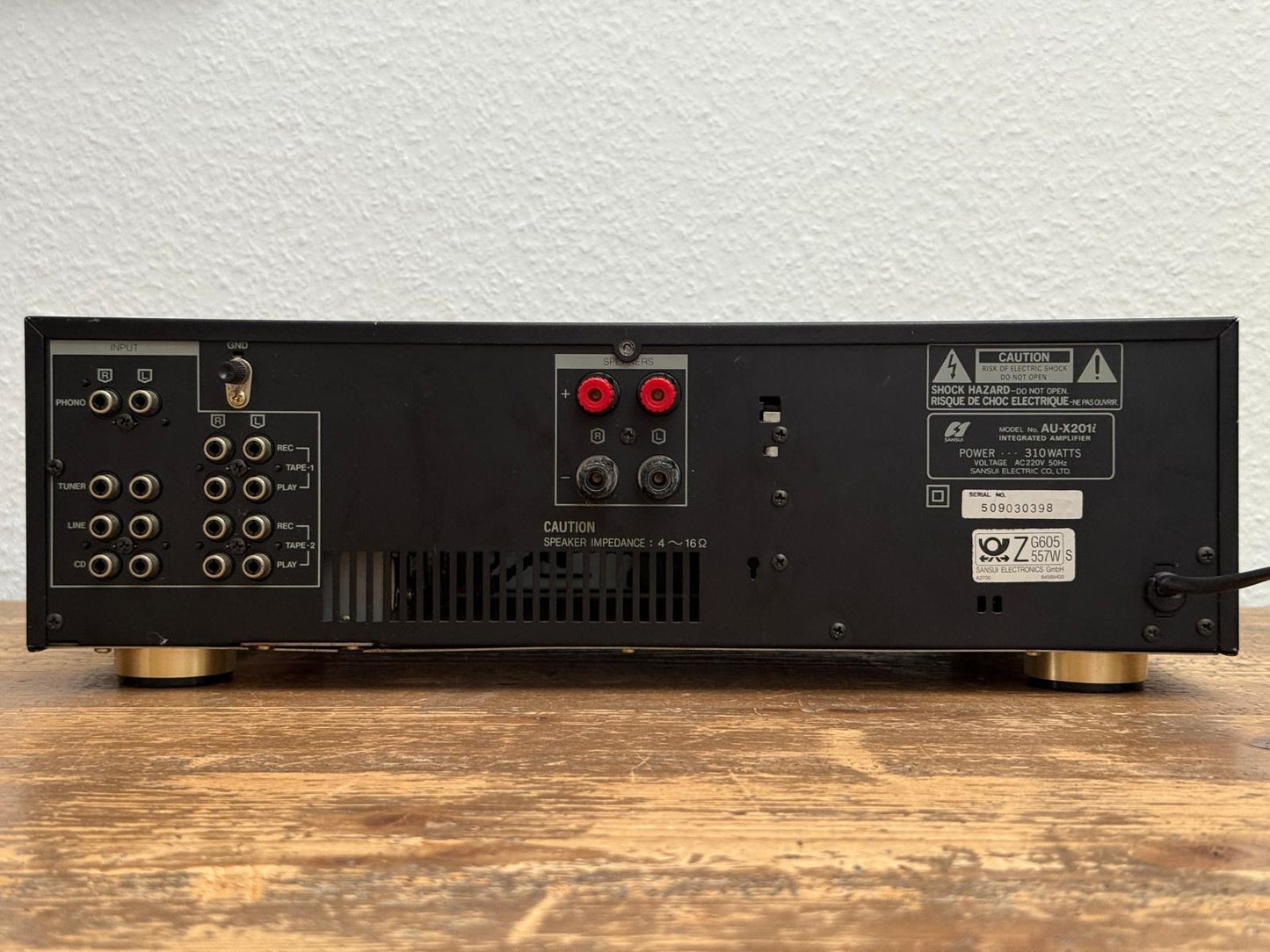 ✨ Set „Black Harmony“ – Sansui AU-X201 • Dual 505-4 • Arcus TS 100